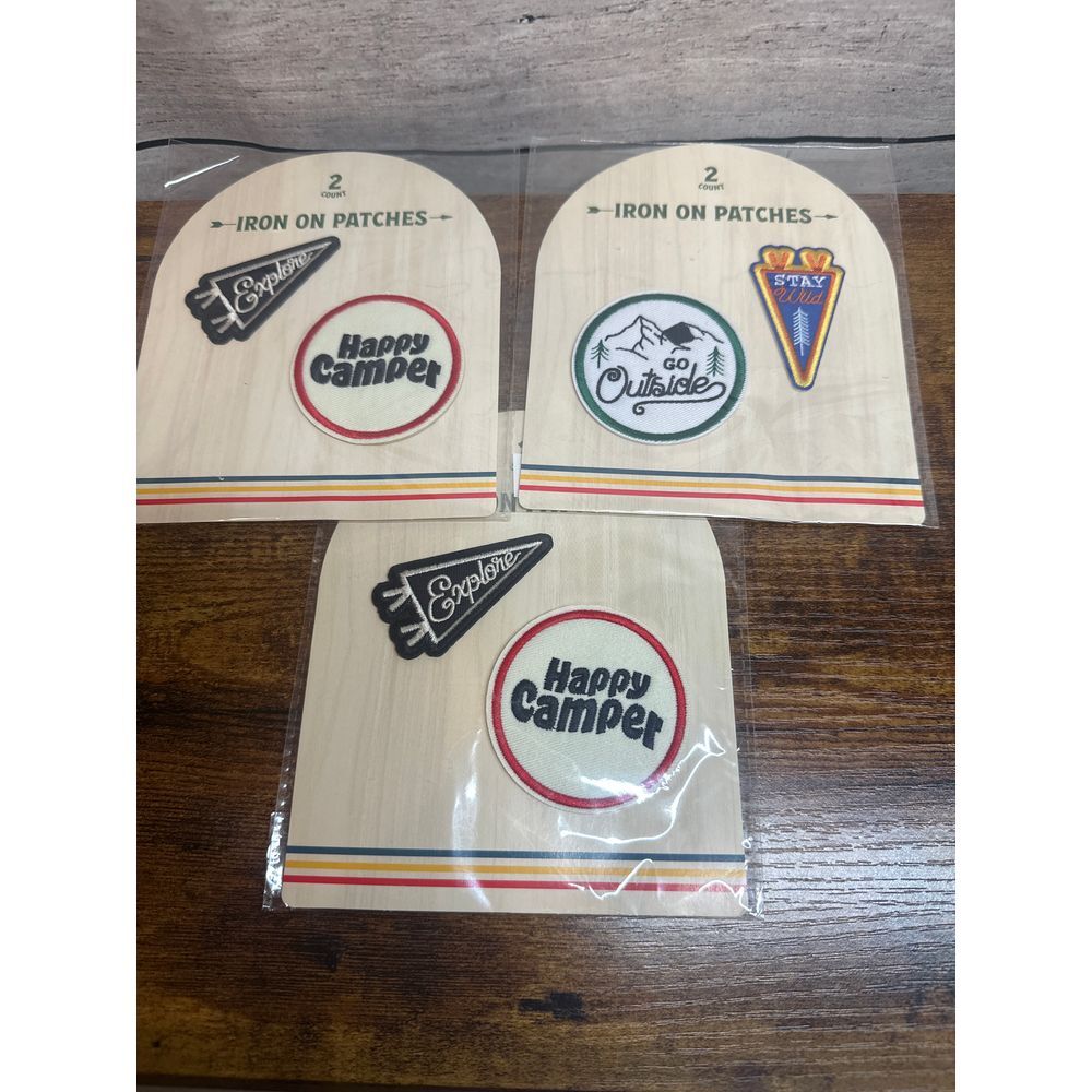 Target Bullseye Patches Iron On Lot of 3‎